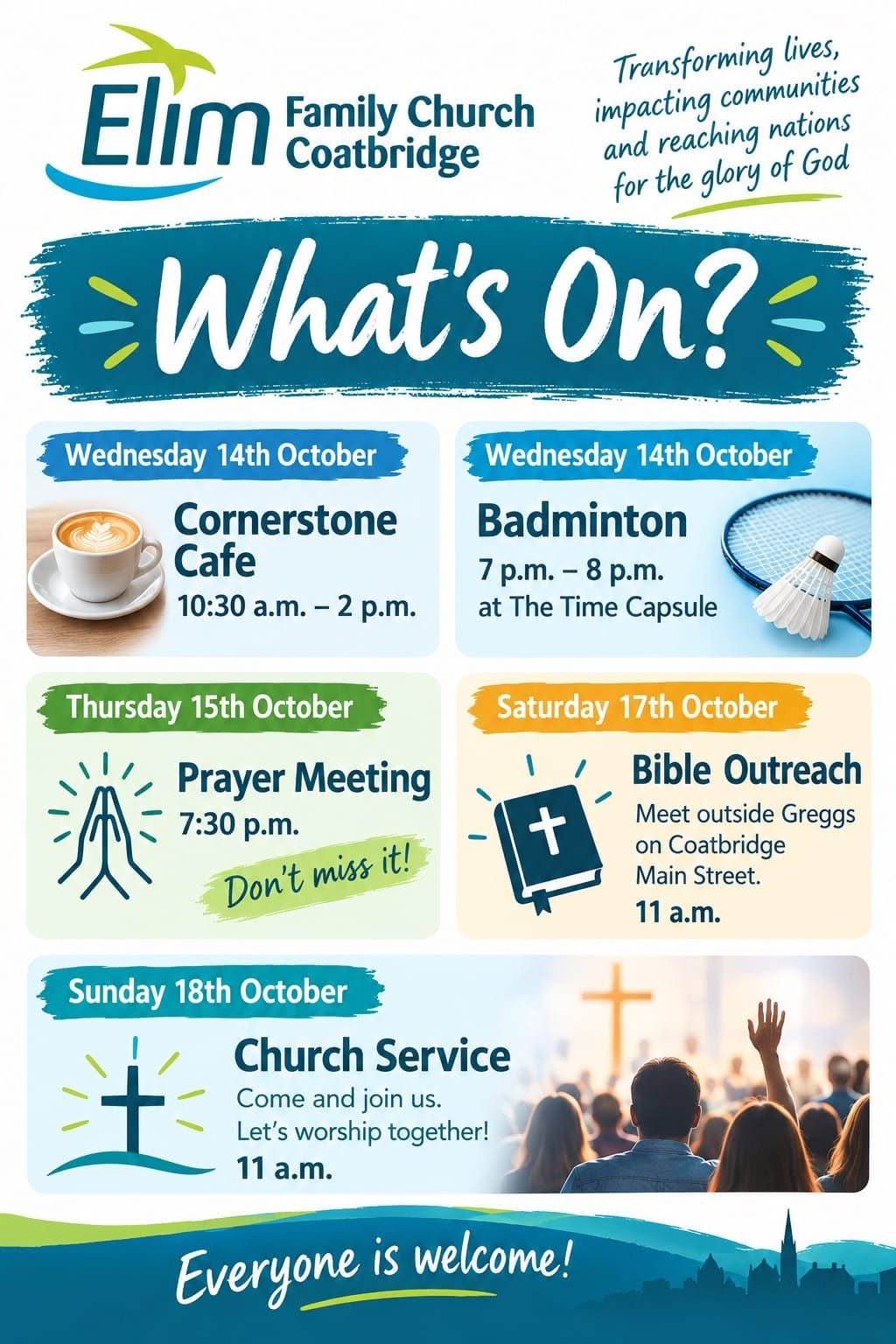Mon 12th Oct